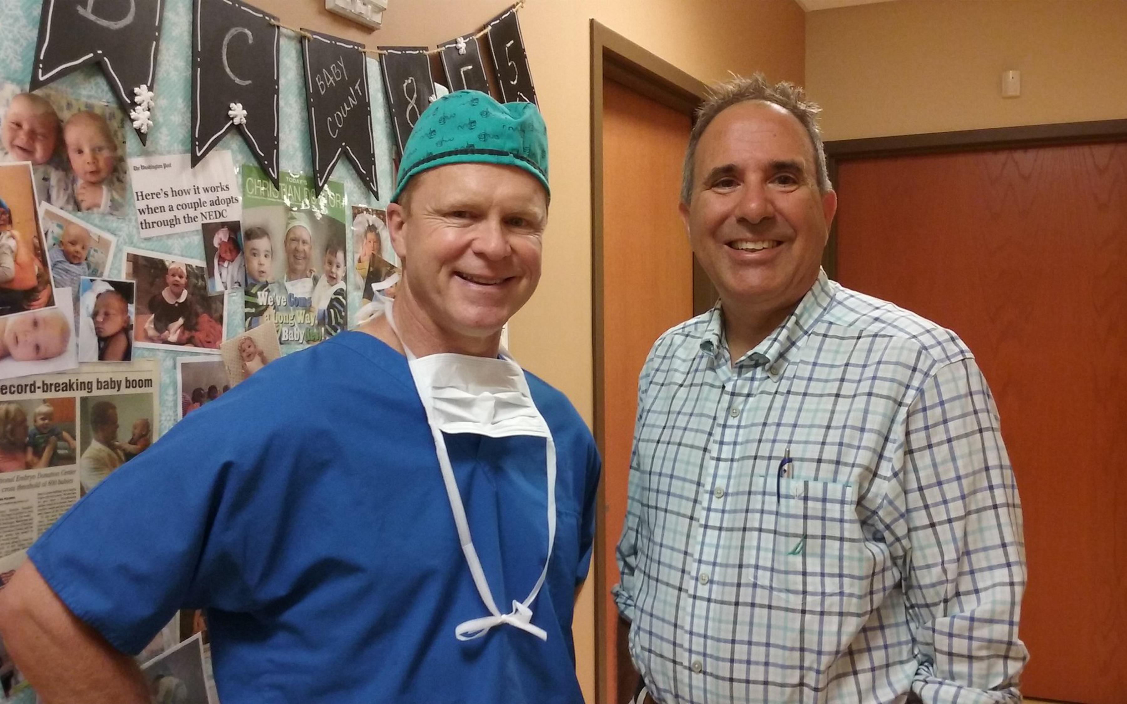 Dr. Jeffrey Keenan (left) and Dr. John Gordon